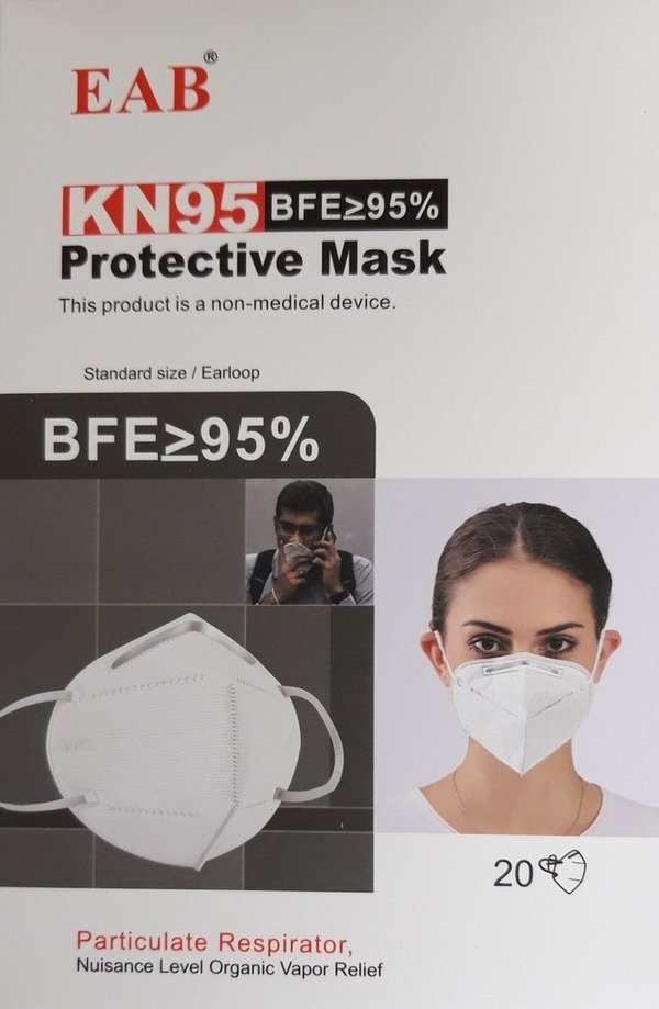 Atemschutzmasken KN95 / FFP2  (20 Stück)